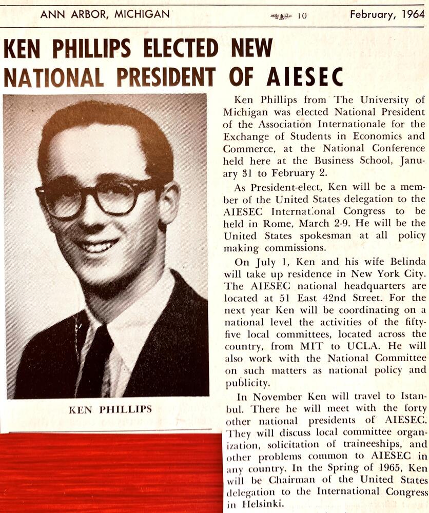 National committee president election, 1964